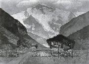 Max Buri Das Lauterbrunnental mit Jungfrau oil painting
